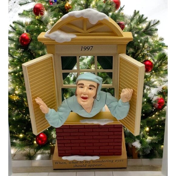 Hallmark Keepsake Away to the Window Christmas Ornament 1997 Collectors Club - Picture 1 of 7